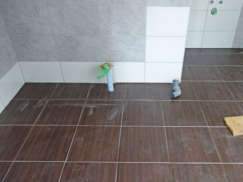 Wyong house wall and floor tiling